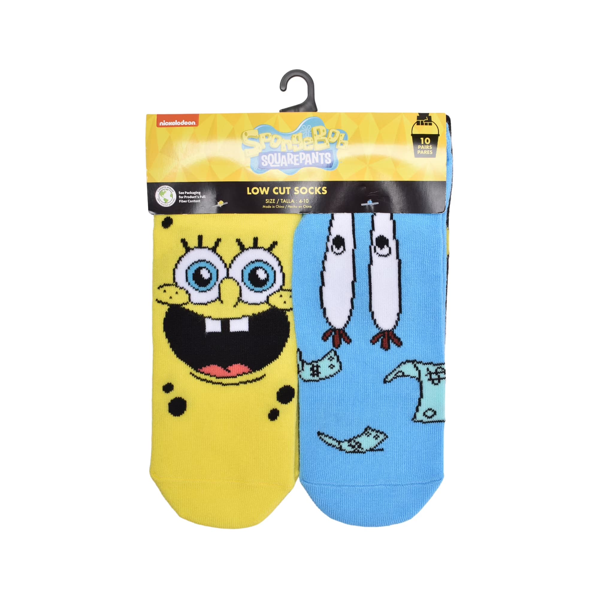 🧽 BOB ESPONJA - PACK DE 10 PARES (ORIGINAL) ✨