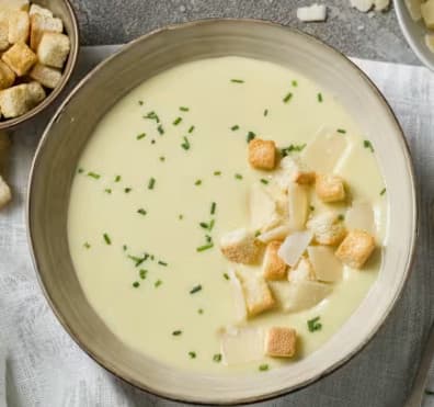 Crema de Papas, Puerro y Pollo de Pastoreo 100% Natural - Artesanal