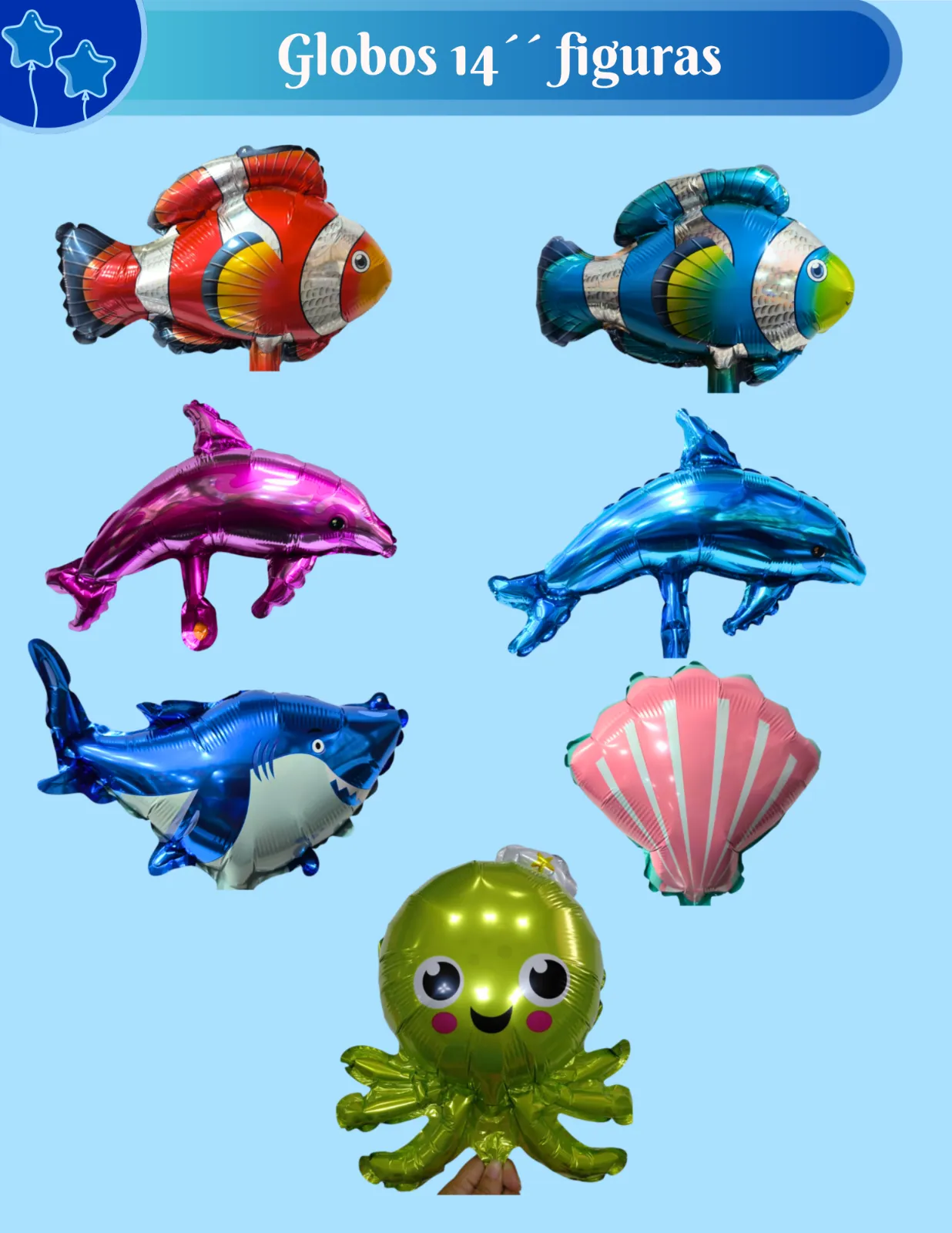 GLOBOS 14" MAR