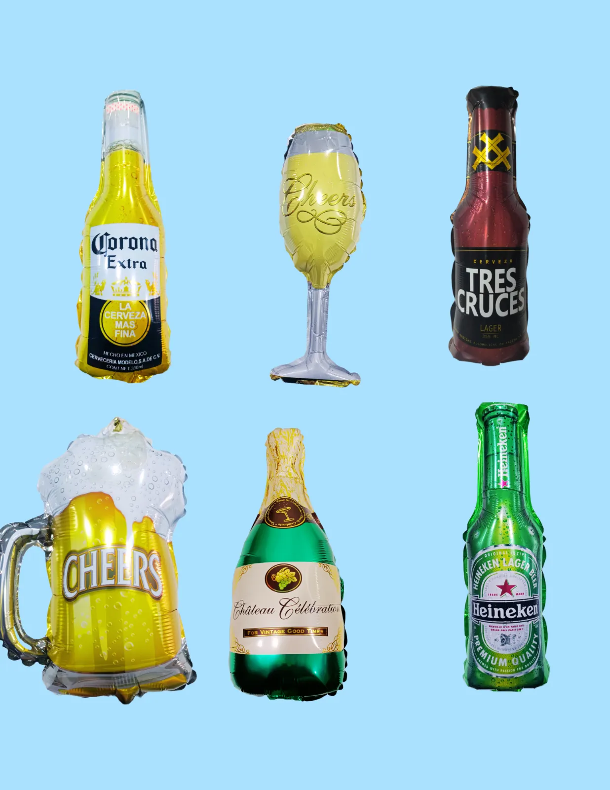 GLOBOS 14" BOTELLAS