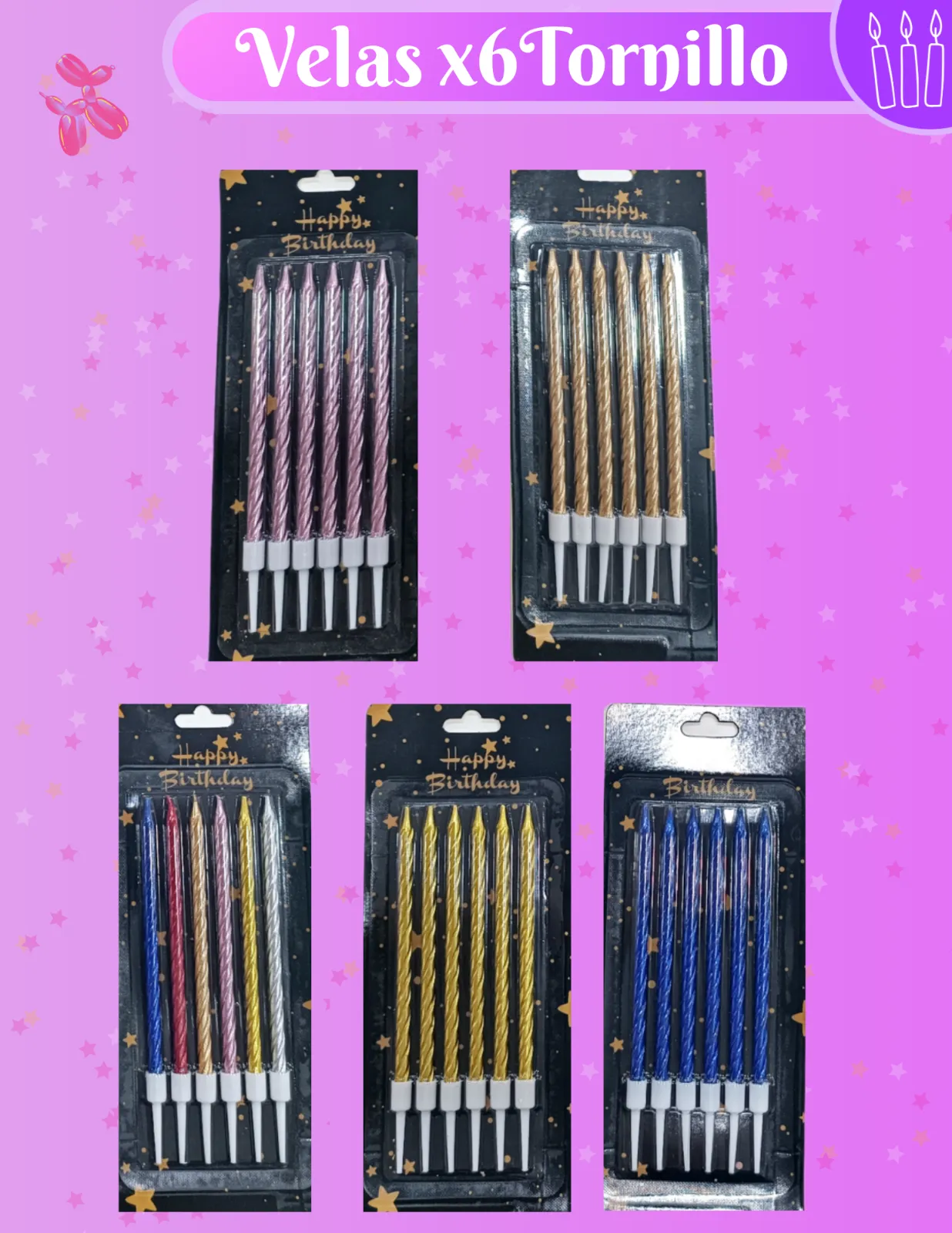 VELAS X6 TORNILLO