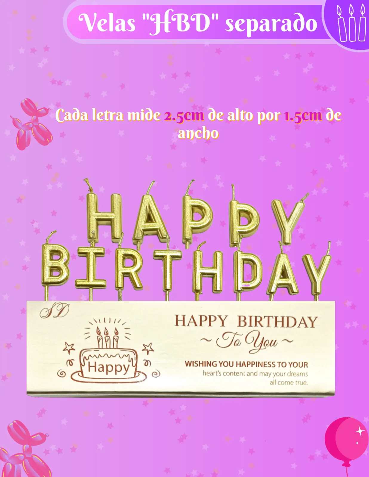 VELAS HBD SEPARADO