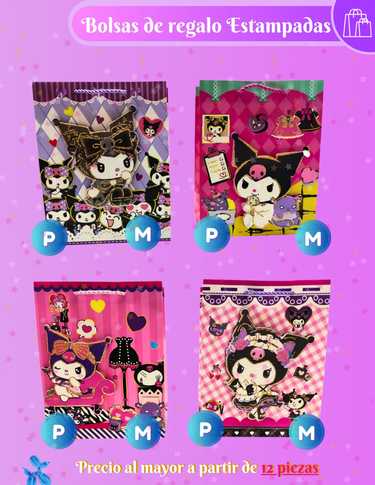 BOLSAS DE REGALO (KUROMI)