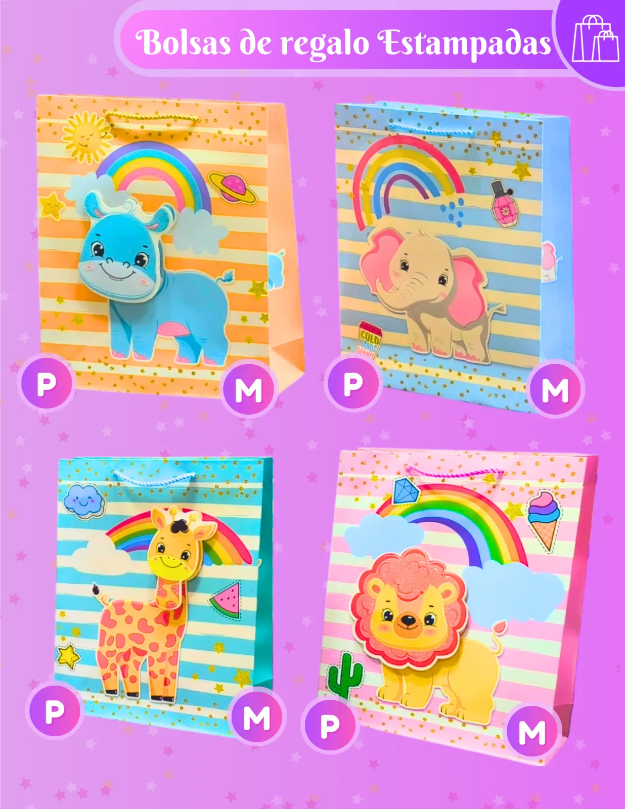 BOLSAS DE REGALO INFANTILES JJCBR002