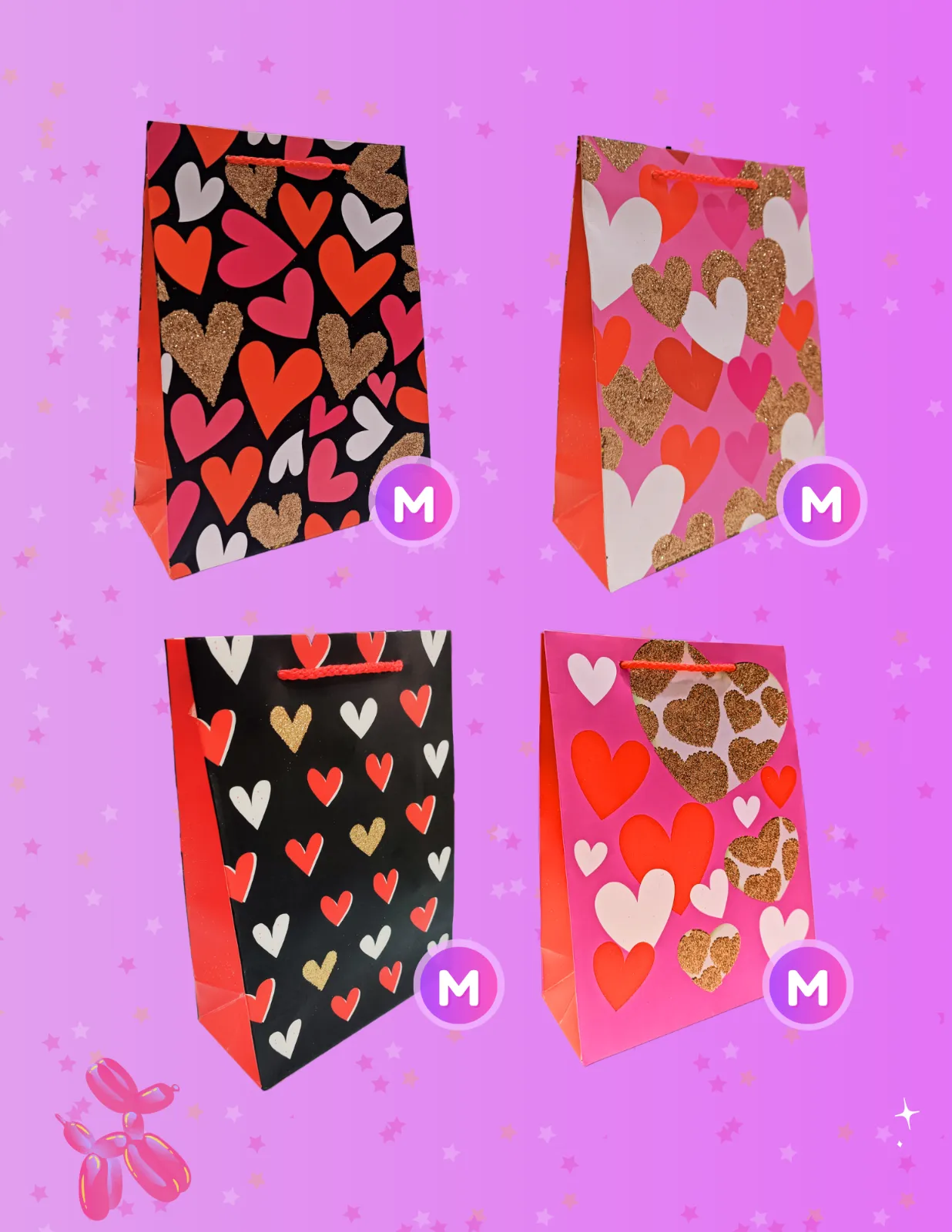 BOLSAS DE REGALO (AMOR) JJCBR011