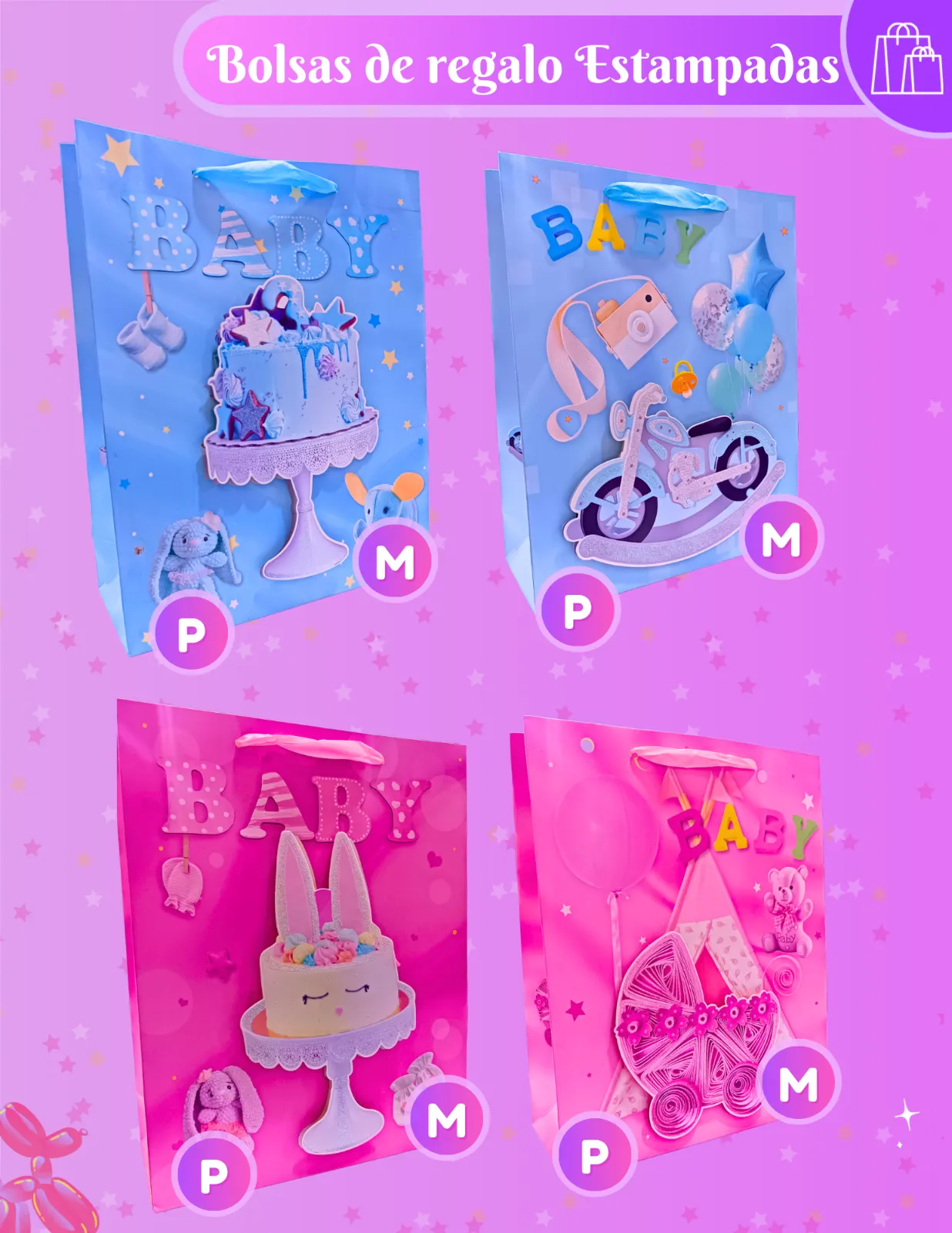 BOLSAS DE REGALO BABY
