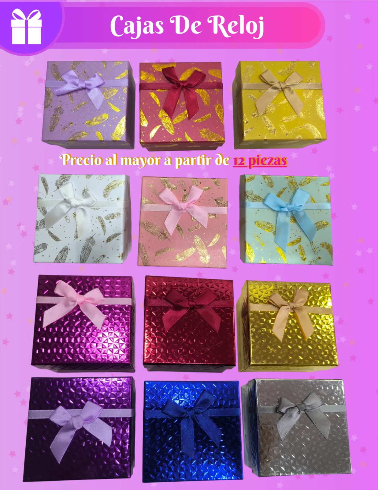 CAJAS DE RELOJ