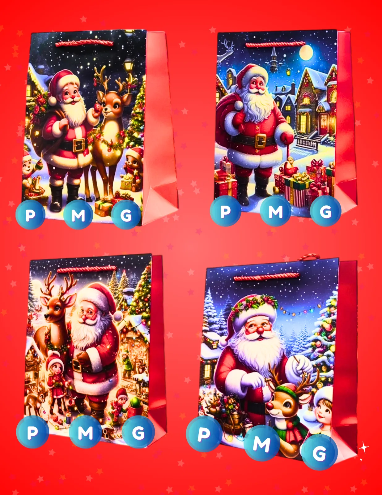 BOLSAS DE REGALO NAVIDAD JJCBR004
