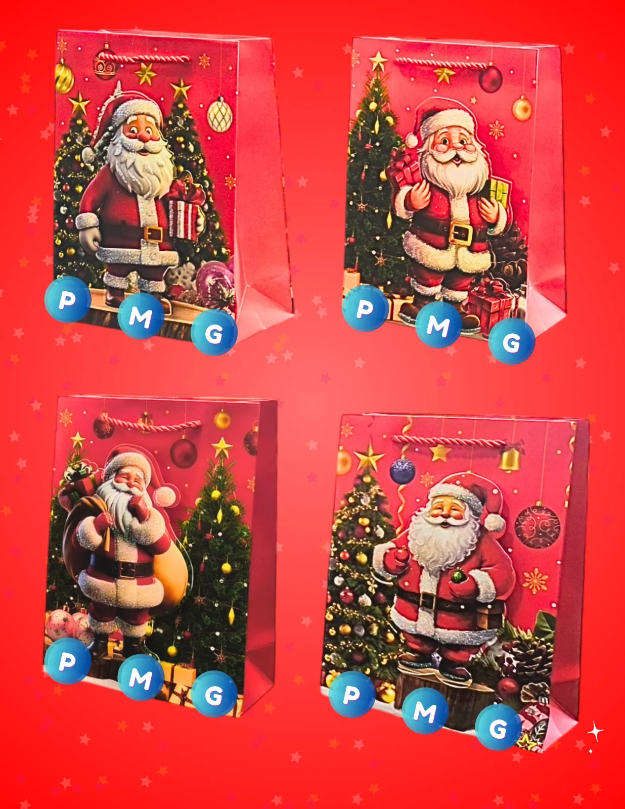 BOLSAS DE REGALO NAVIDAD JJCBR001
