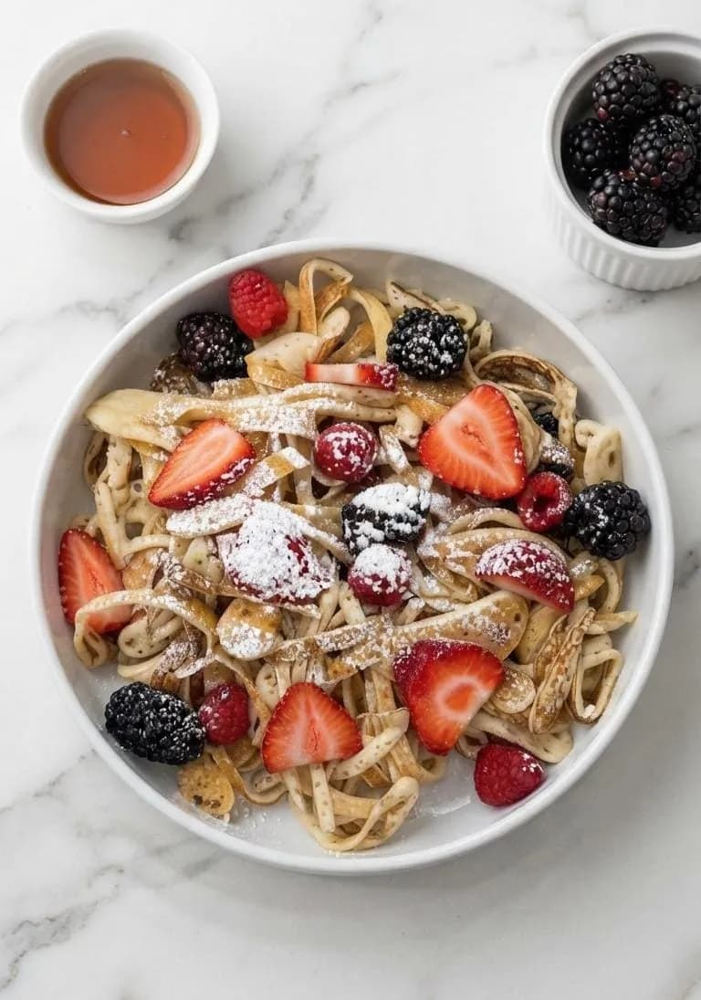 Espagueti de Pancakes
