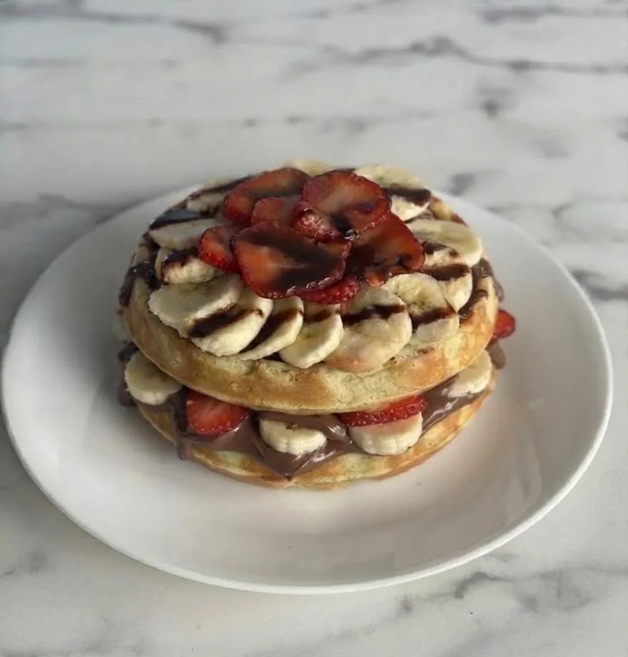 Waffle Capricho de La Panquería