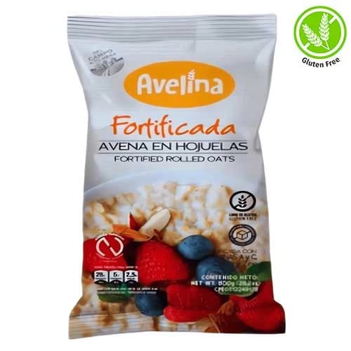Avelina Avena Fortificada en Hojuela Instantnea Gluten Free 800Gr