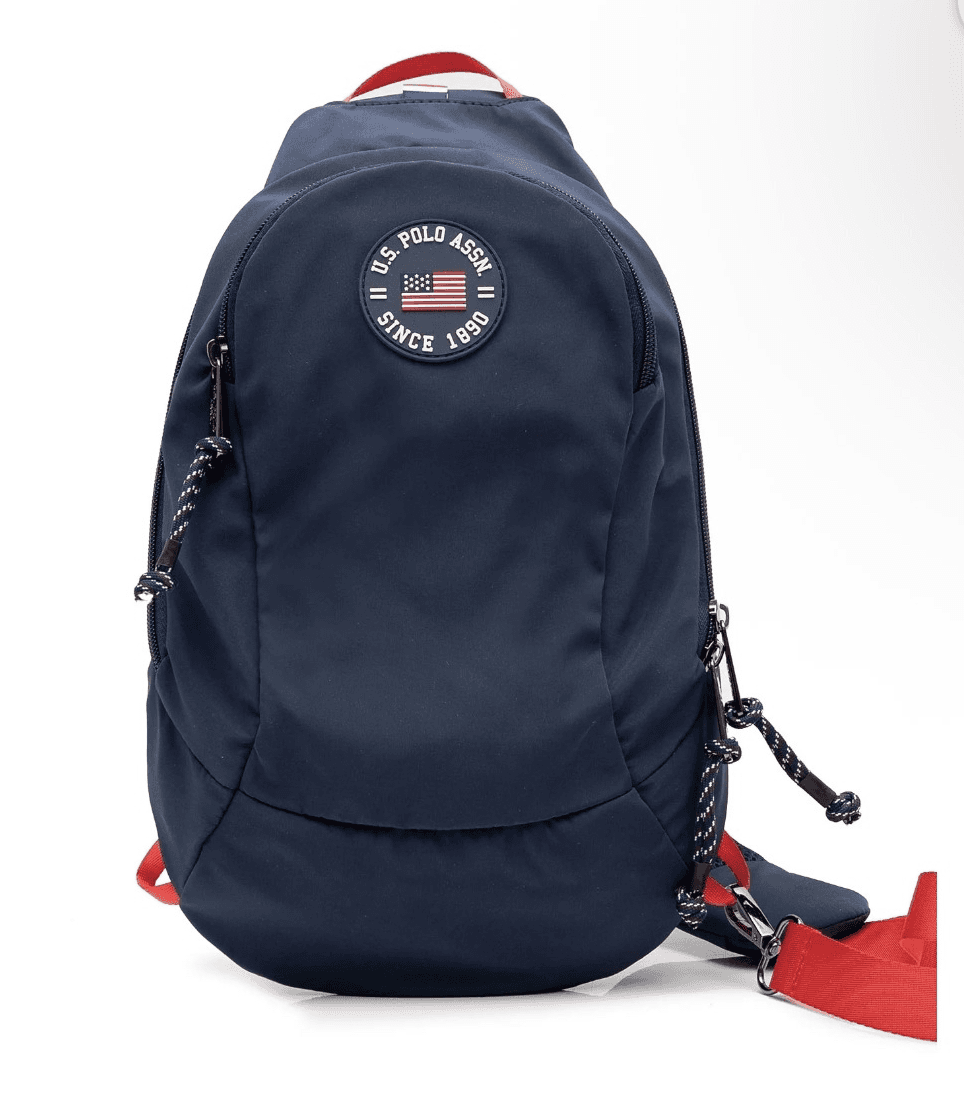 🎒 BOLSO CRUZADO UNISEX - AZUL MARINO ✨