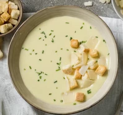 Crema de Papas, Puerro y Pollo de Pastoreo 100% Natural - Artesanal