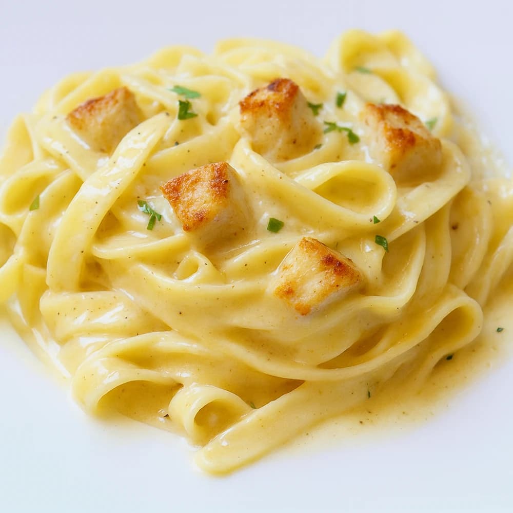 Salsa Alfredo con Pollo de Pastoreo 100% Natural - Artesanal