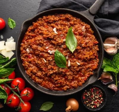 Salsa Bolognesa de Res de Pastoreo 100% Natural - Artesanal