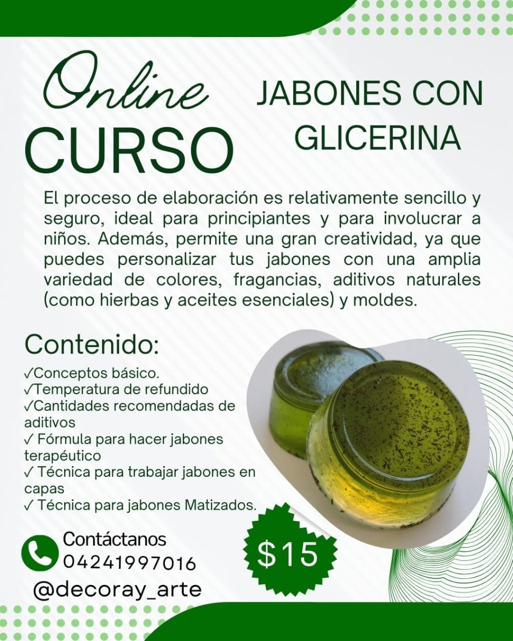 Jabones con base de glicerina