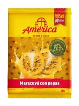 Pulpa de Maracuyá con Pepas América