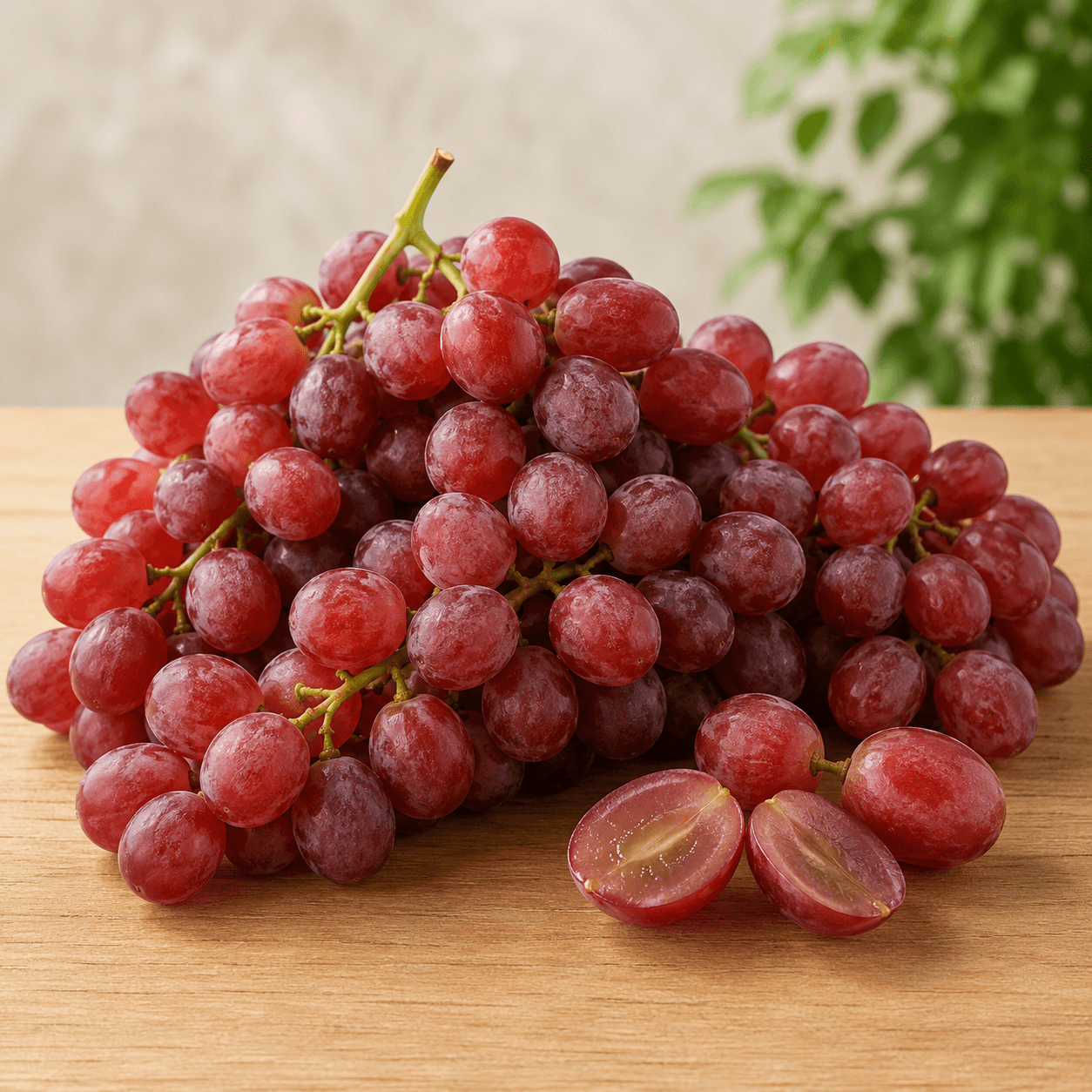 Uvas Rojas Sin Semilla