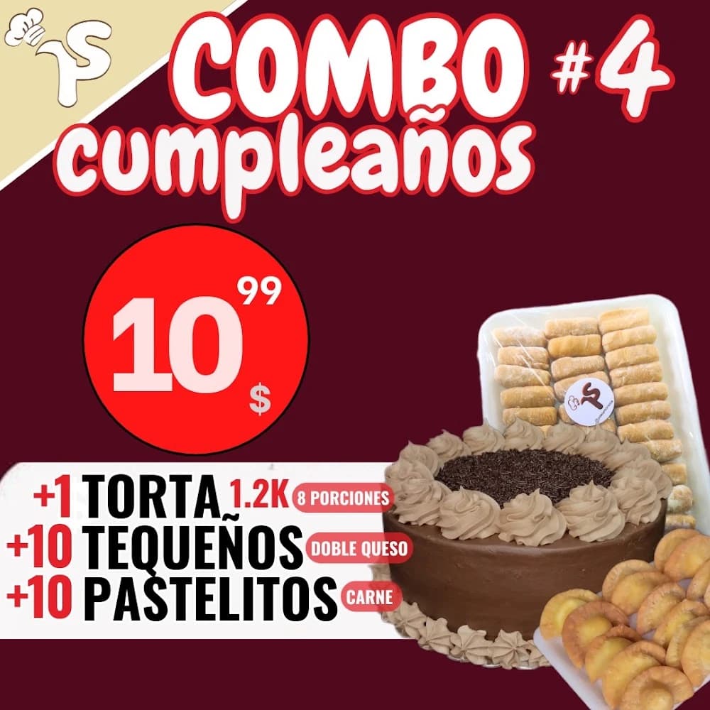 Combo cumpleaños CUATRO Torta 1