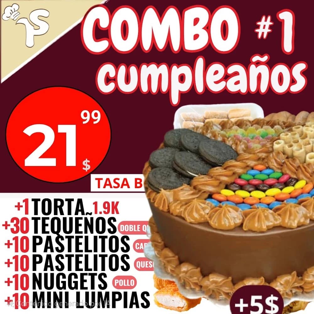 Combo cumpleaños Torta 3