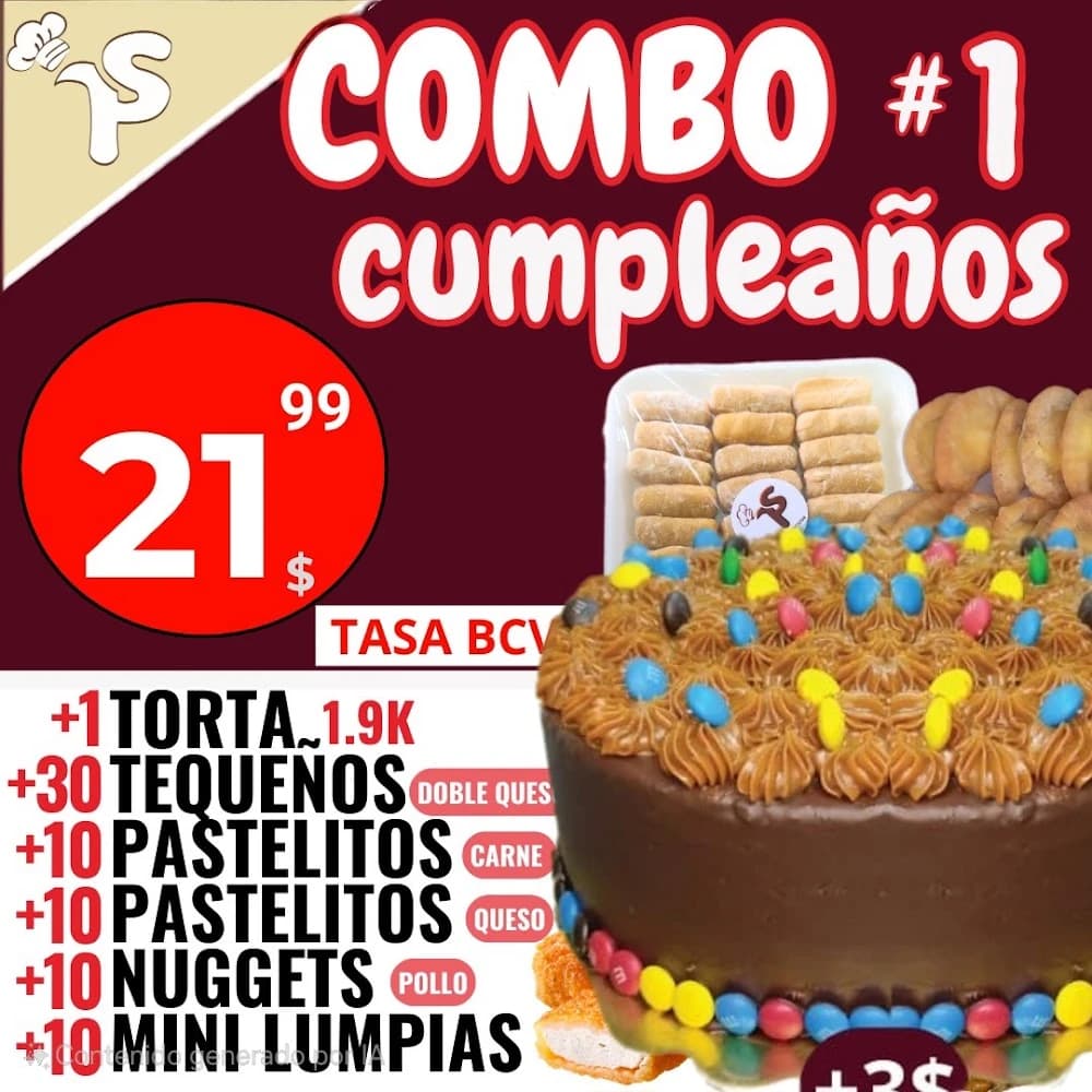 Combo cumpleaños Torta 5
