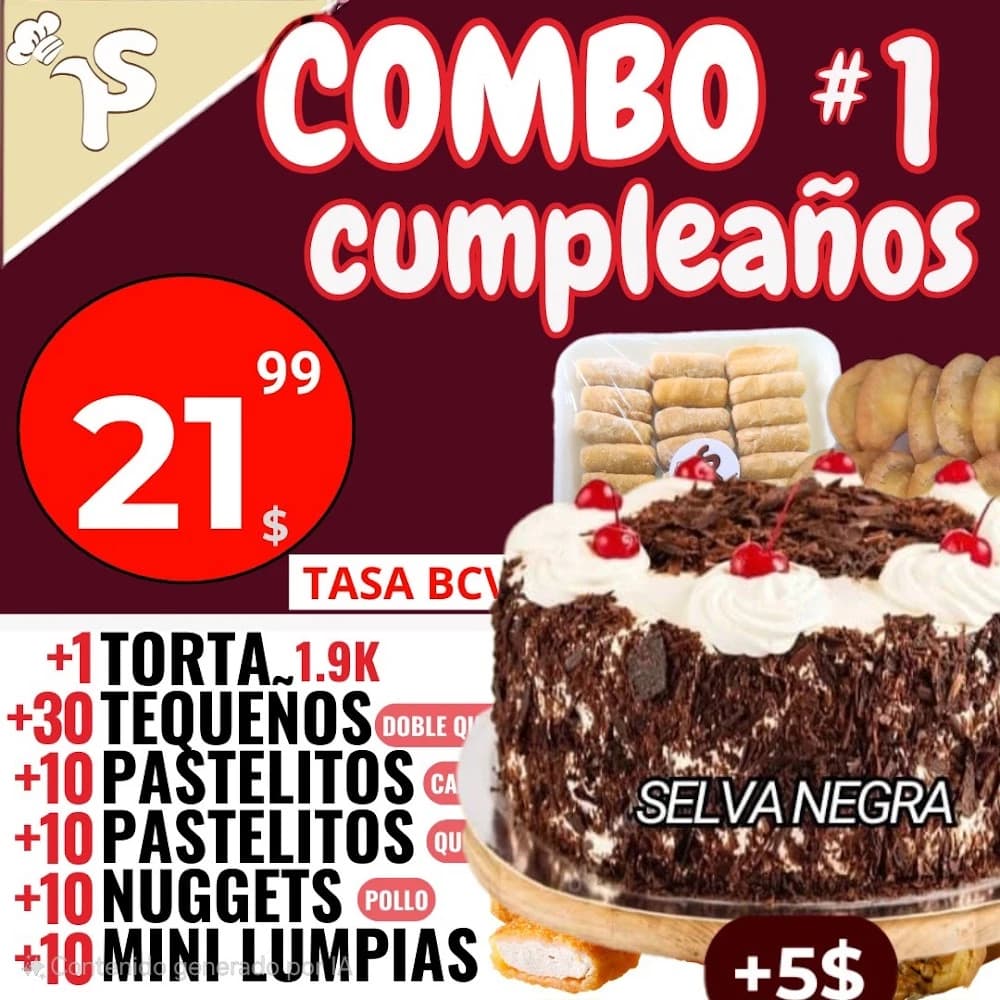 Combo cumpleaños Torta 8