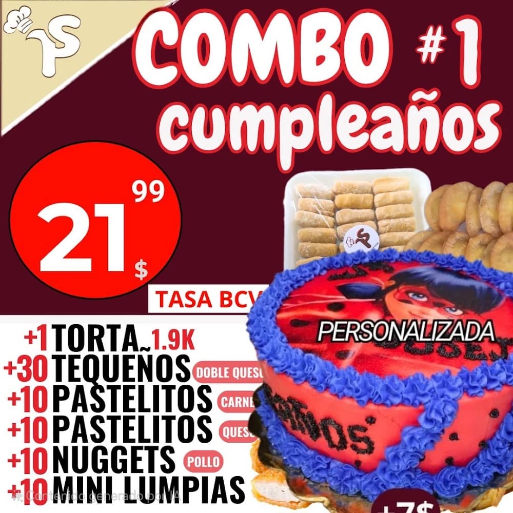 Combo cumpleaños Torta personalizada