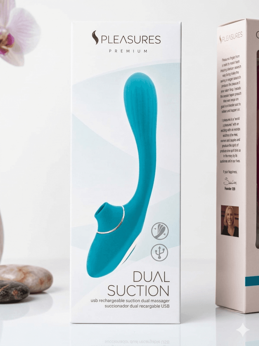 Dual Suction de Pleasures Premium aqua